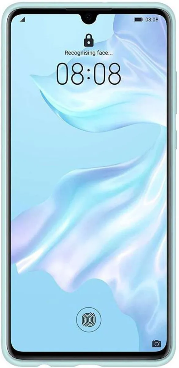 Huawei P30 Silicon Hoesje - Licht Blauw - 51992958