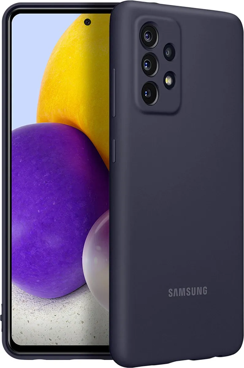 Samsung Silicone Hoesje Galaxy A72 EF-PA725TBEGWW - Zwart