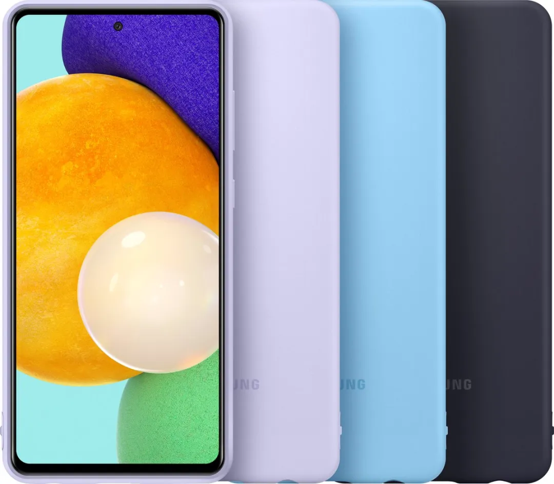 Samsung Silicone Hoesje Galaxy A72 EF-PA725TBEGWW - Zwart