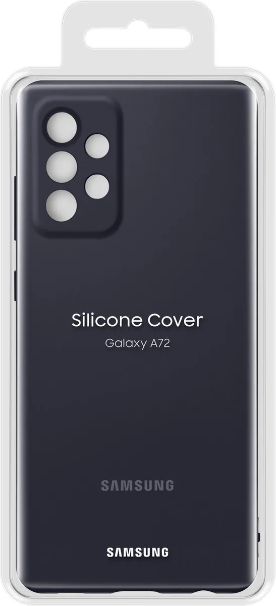 Samsung Silicone Hoesje Galaxy A72 EF-PA725TBEGWW - Zwart