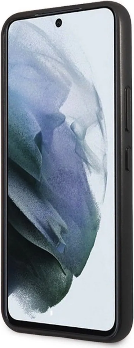 Mercedes-Benz Stars Leather Back Case Samsung Galaxy S22 - Zwart