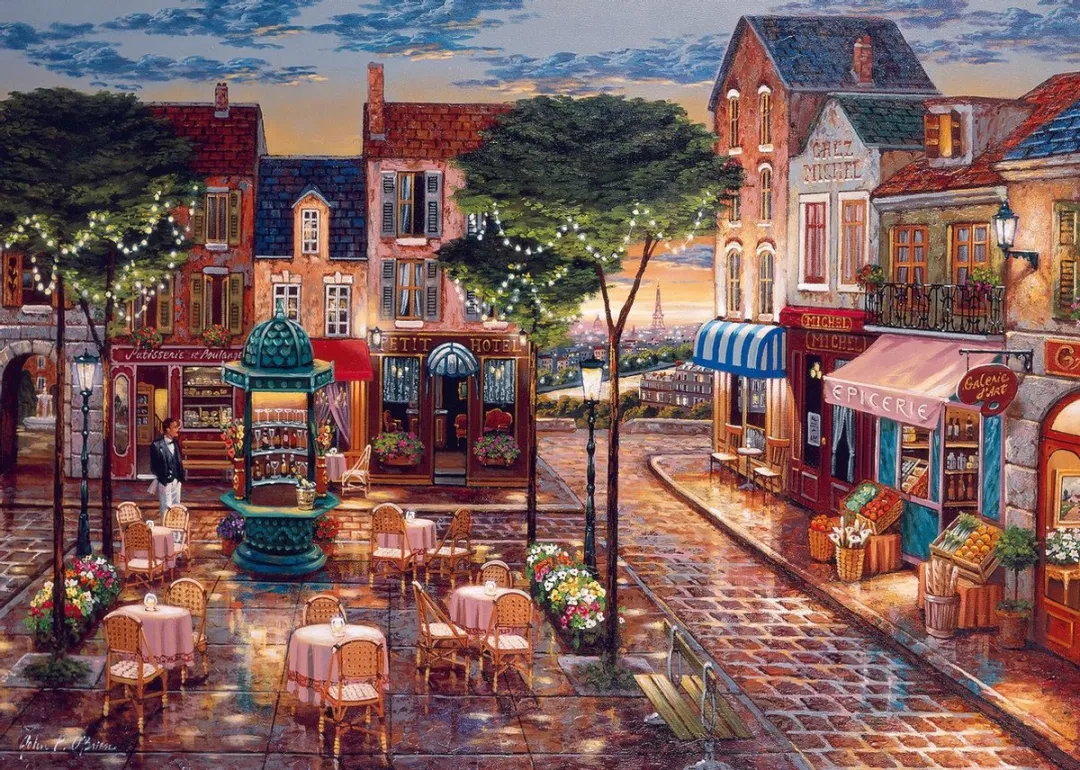 Ravensburger Geschilderd Parijs Legpuzzel 1000 Stuks - 167272