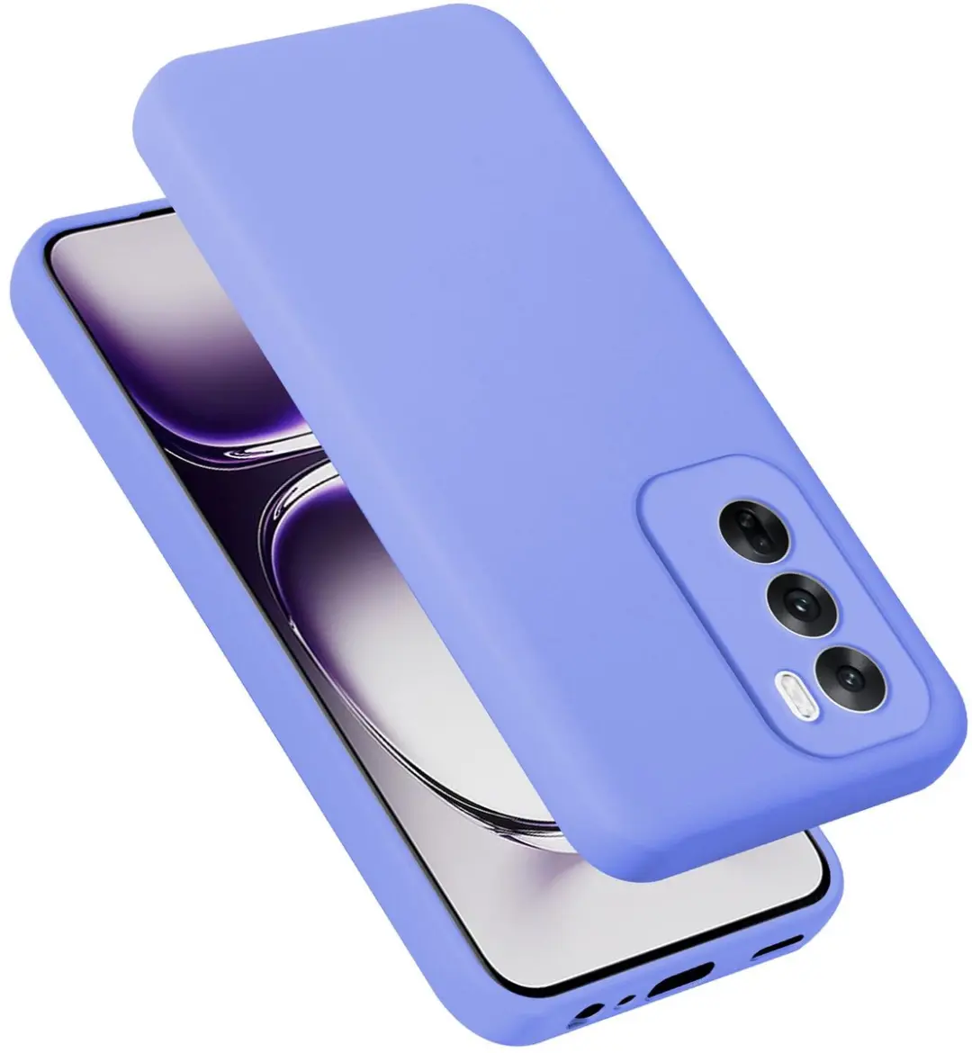 Cadorabo Hoesje geschikt voor Oppo Reno 12 in LIQUID LICHT PAARS