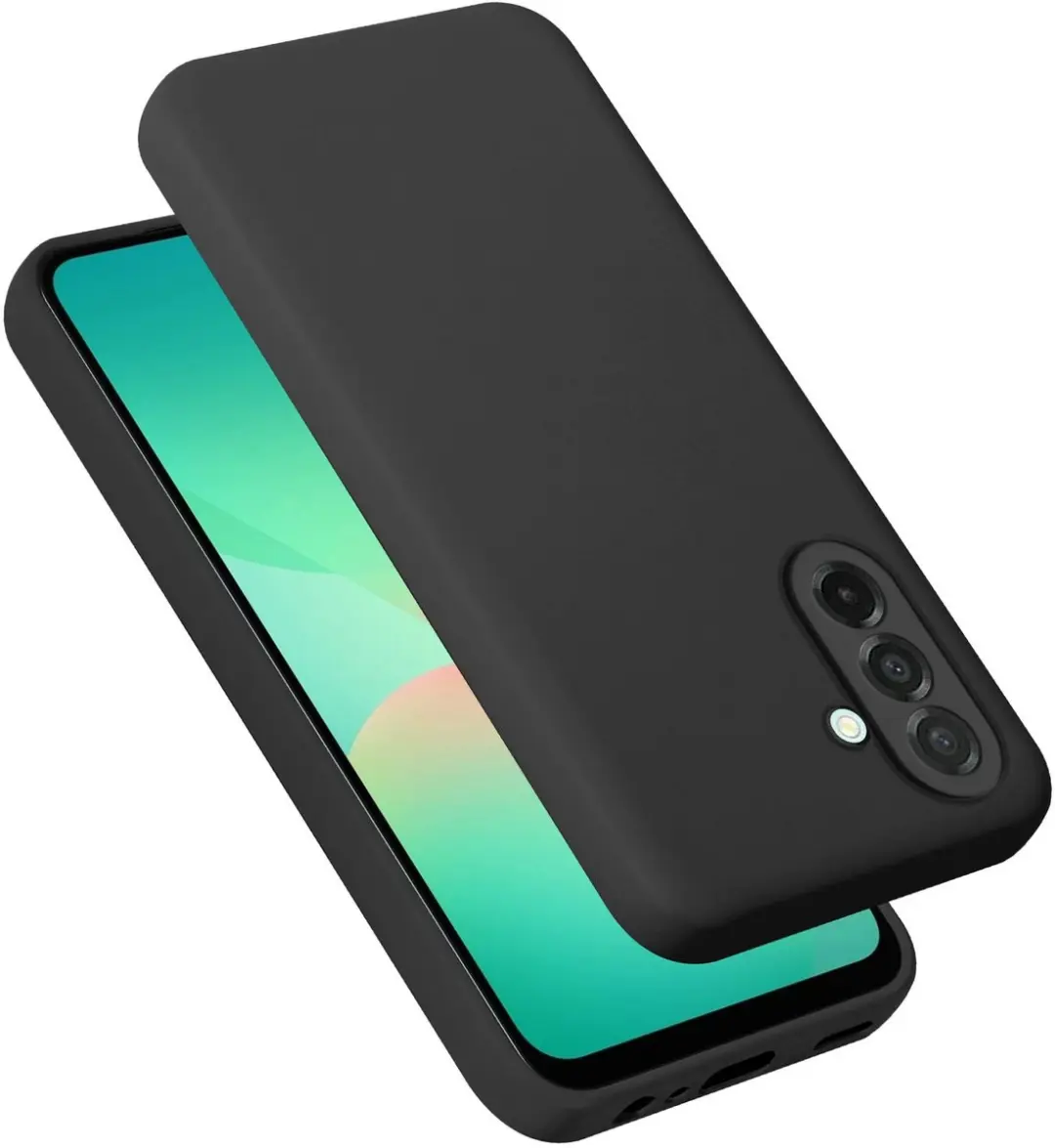Cadorabo Hoesje geschikt voor Samsung Galaxy A26 in LIQUID ZWART