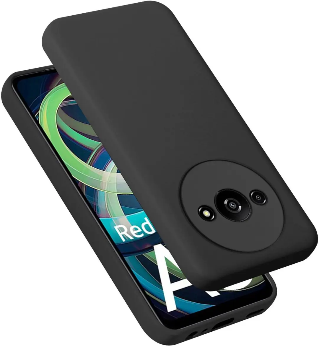 Cadorabo Hoesje geschikt voor Xiaomi RedMi A3 / A3X in LIQUID ZWART