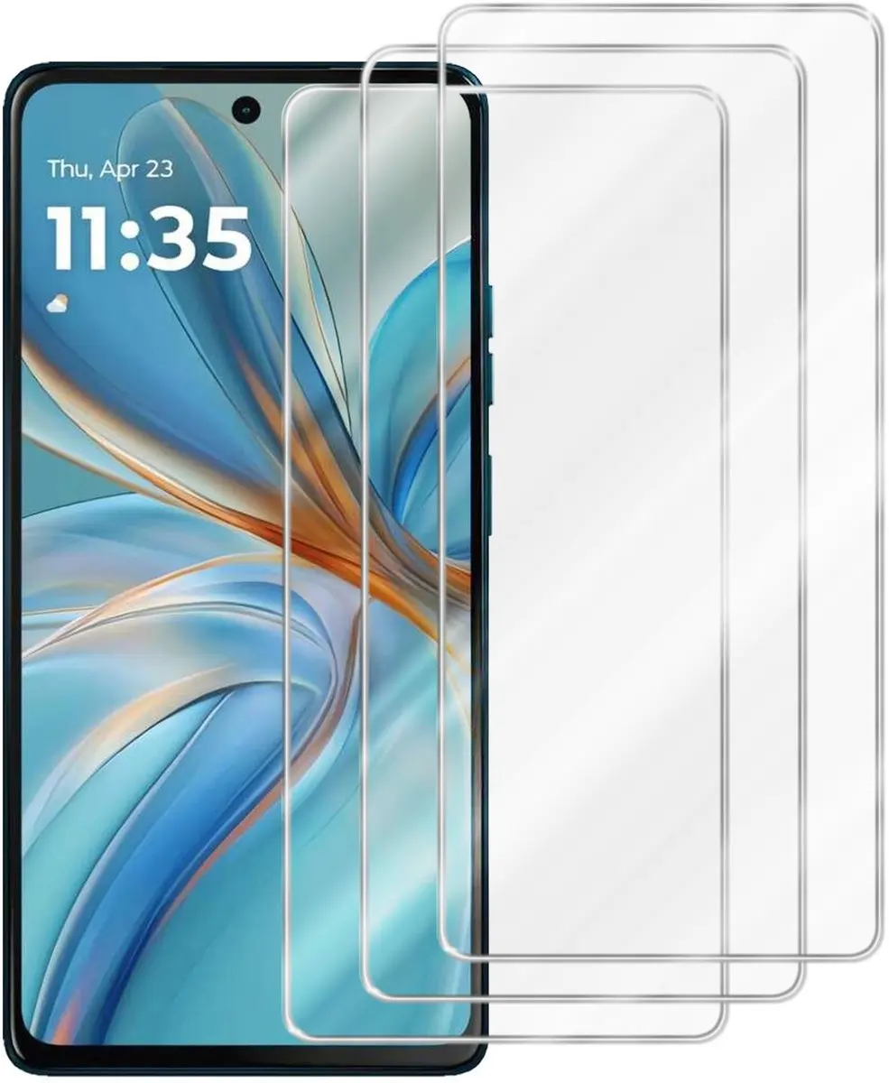 Cadorabo 3x Screenprotector geschikt voor Motorola Moto G75