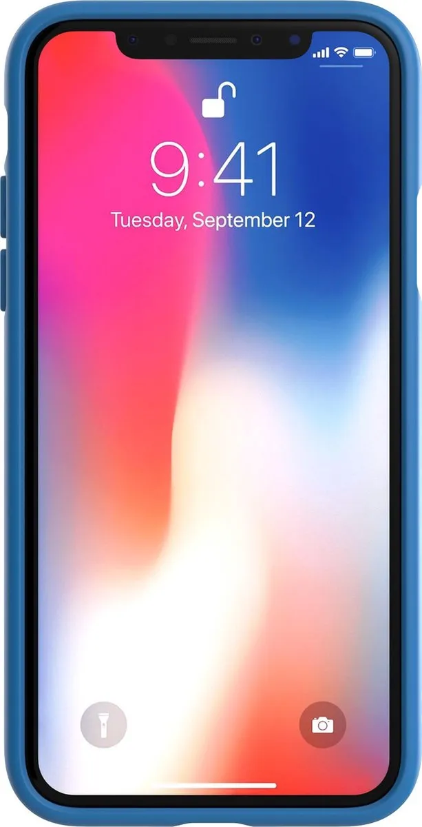 adidas Originals Moulded Case BASIC FW18 iPhone XS Hoesje - Blauw - afbeelding 6 van 6