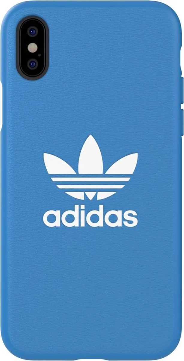adidas Originals Moulded Case BASIC FW18 iPhone XS Hoesje - Blauw