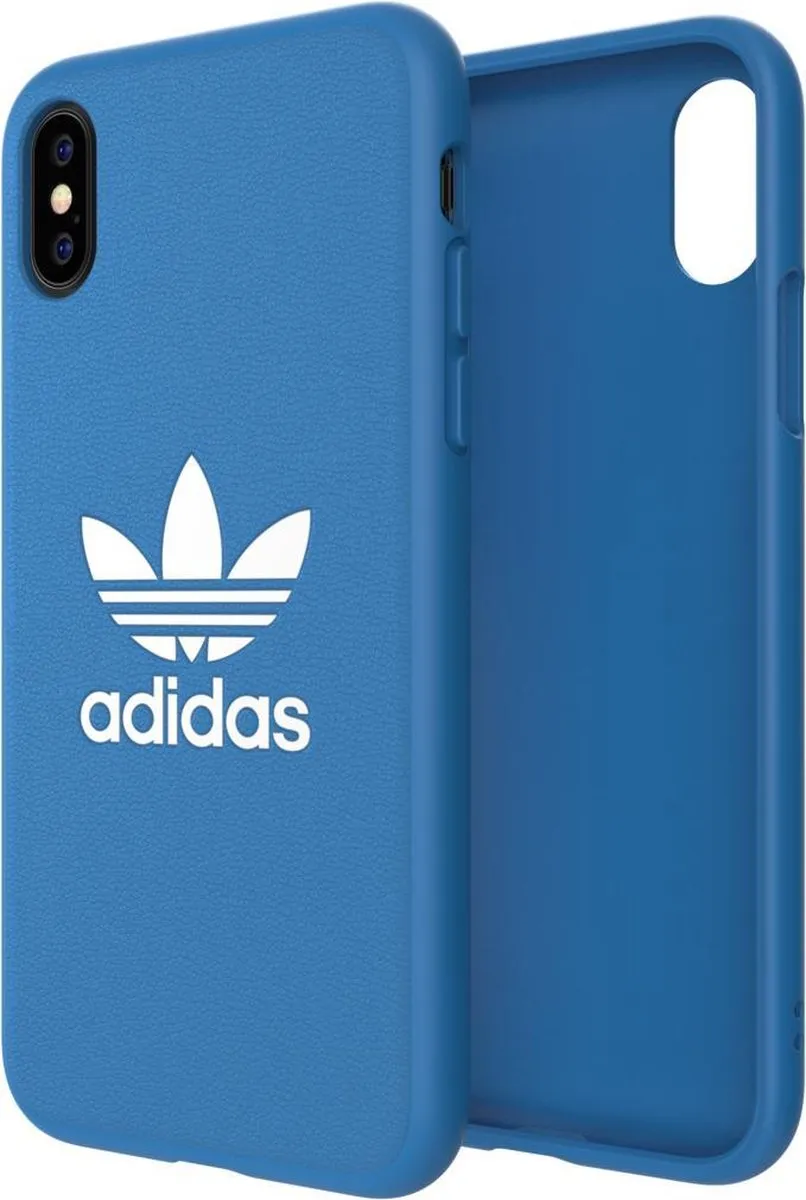 adidas Originals Moulded Case BASIC FW18 iPhone XS Hoesje - Blauw