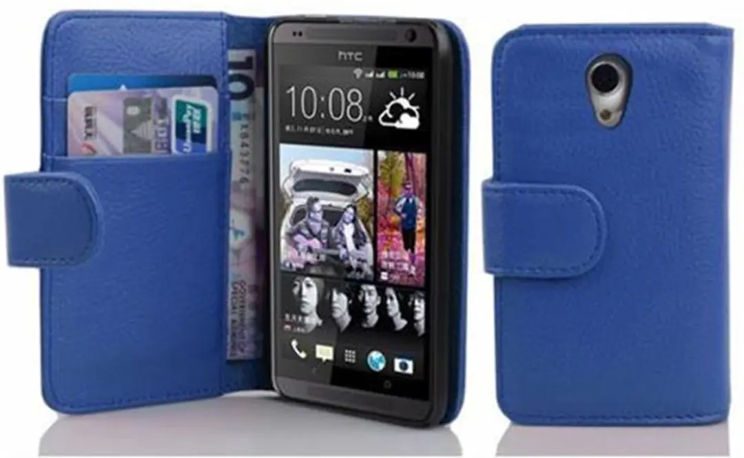 Cadorabo Hoesje geschikt voor HTC Desire 700 in KONINGSBLAUW