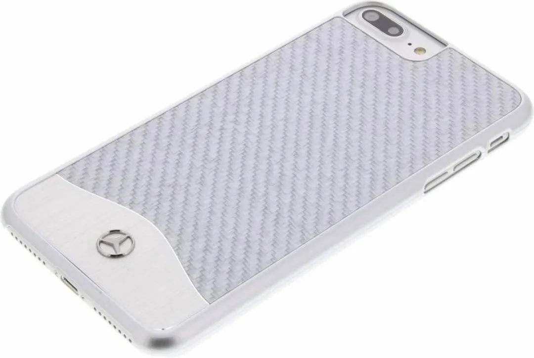 Mercedes-Benz Carbon Back Case iPhone 7/8 Plus - Zilver