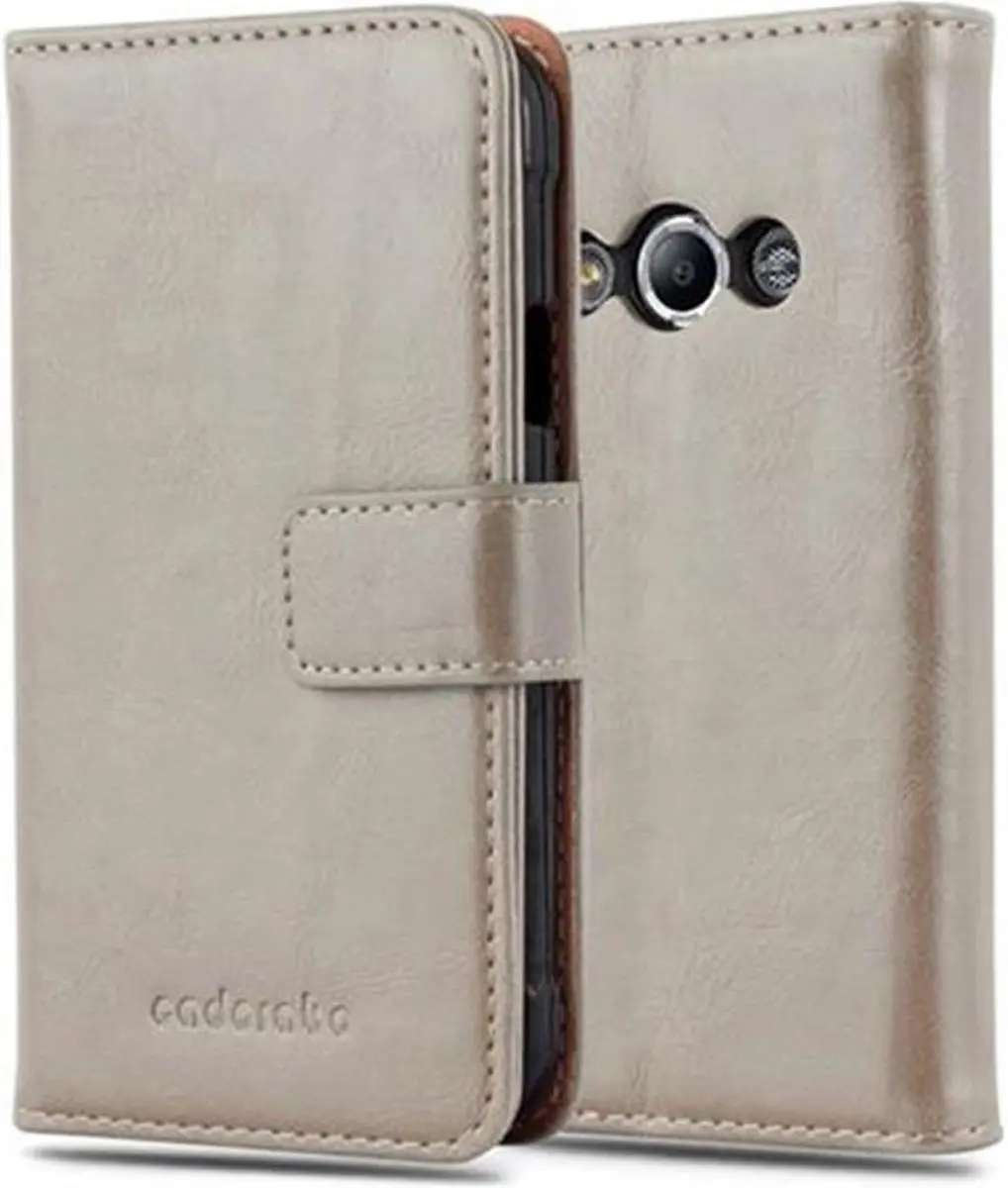 Cadorabo Hoesje geschikt voor Samsung Galaxy XCover 3 in CAPPUCCINO BRUIN