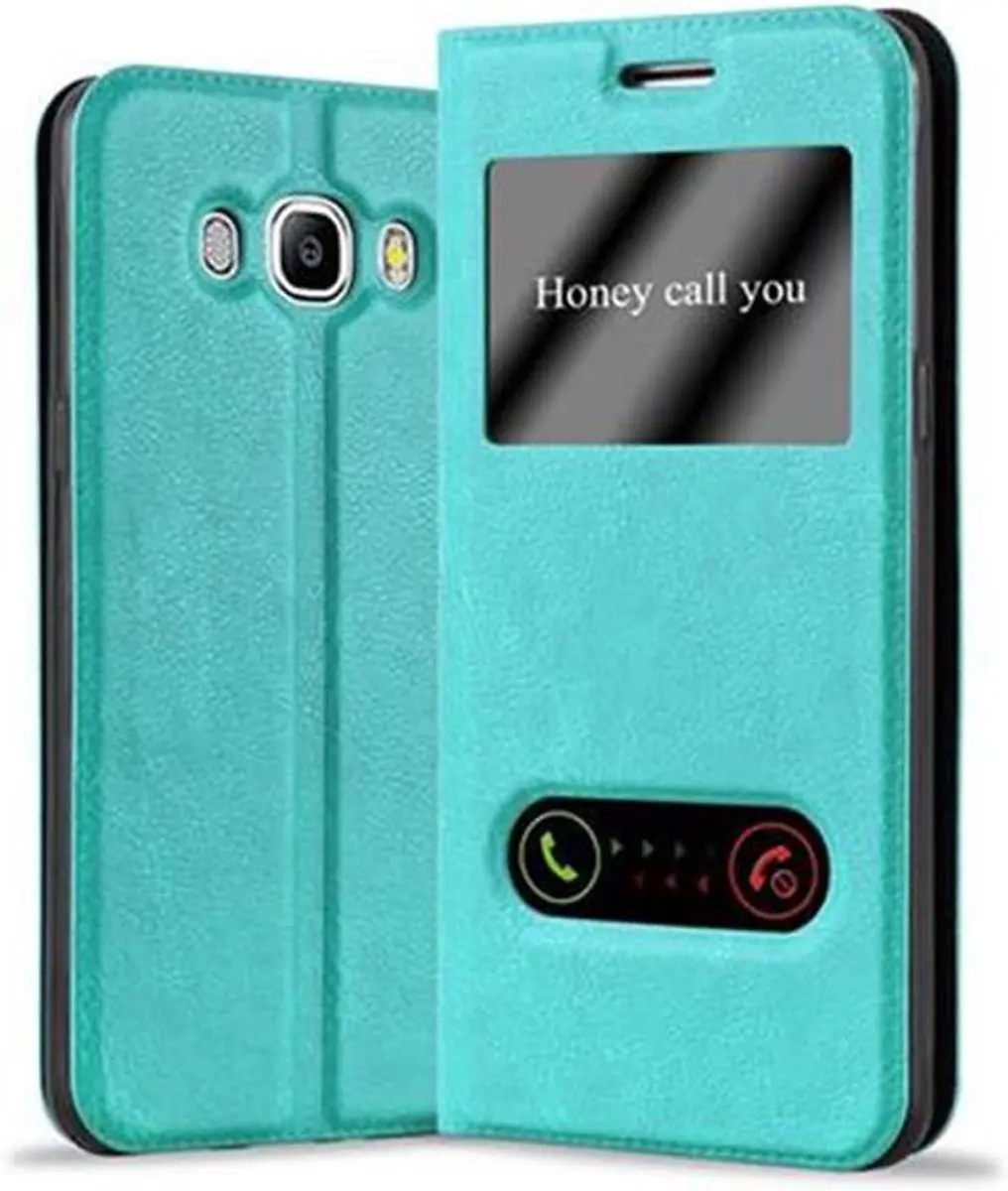 Cadorabo Hoesje geschikt voor Samsung Galaxy J5 2016 in MUNT TURKOOIS