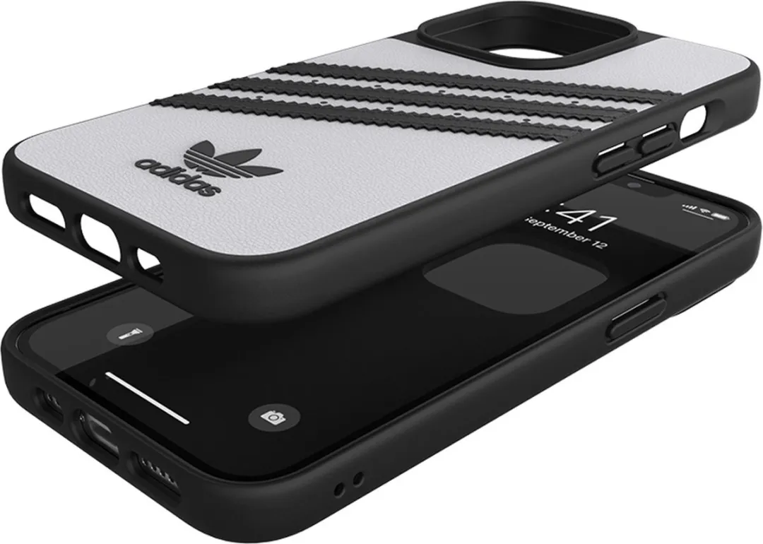 Adidas Moulded Case PU iPhone 13 Pro - Wit