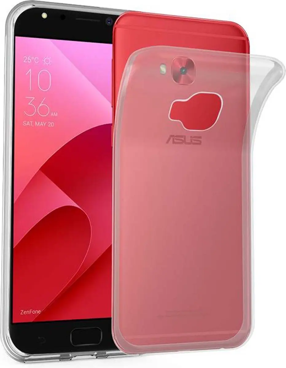 Cadorabo Hoesje geschikt voor Asus ZenFone 4 Selfie PRO in VOLLEDIG TRANSPARANT