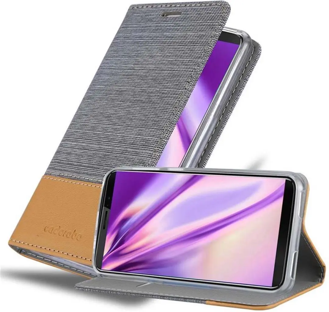 Cadorabo Hoesje geschikt voor Cubot J3 PRO in LICHTGRIJS BRUIN