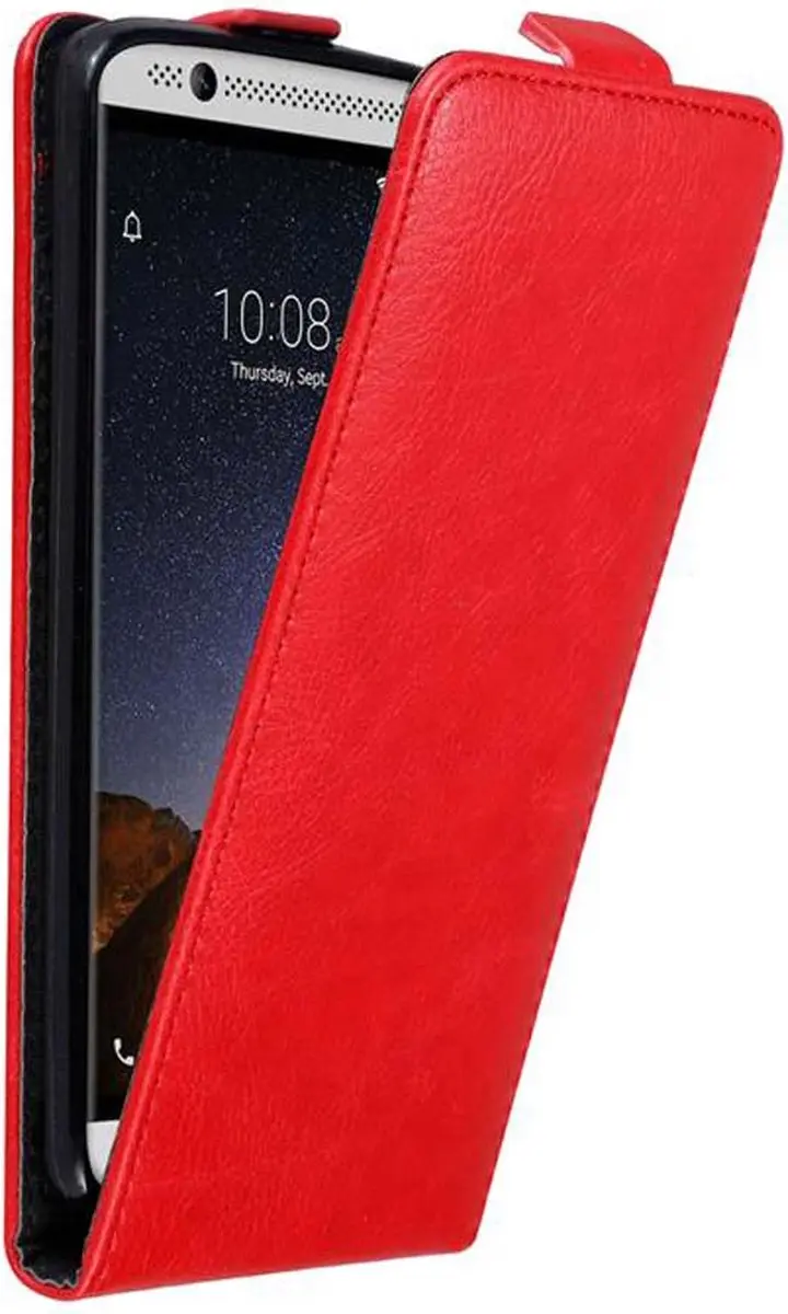 Cadorabo Hoesje geschikt voor ZTE Axon 7 in APPEL ROOD