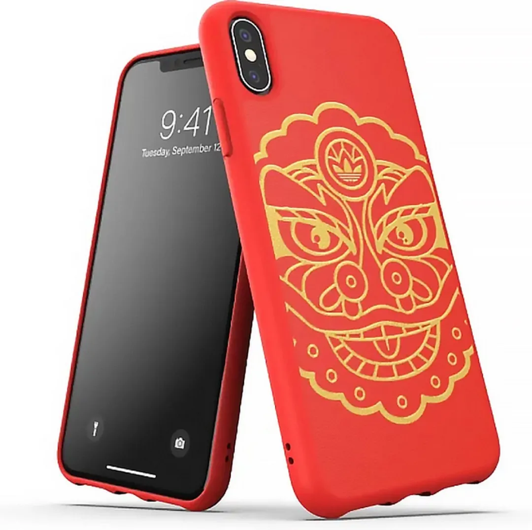 Adidas OR CNY Back Case Rood - iPhone X/XS - afbeelding 4 van 4