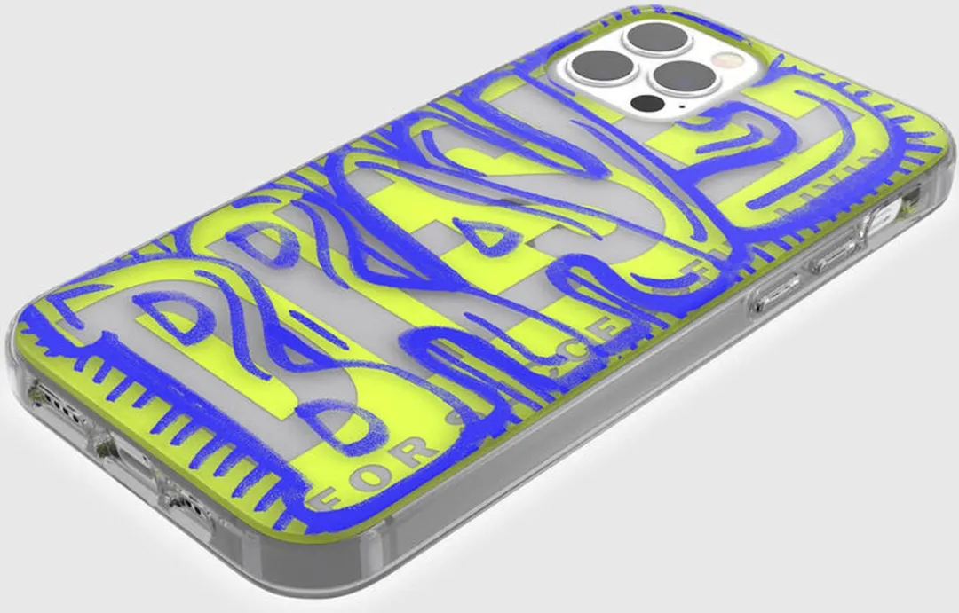 Diesel - Snap Case Clear iPhone 12 / 12 Pro - blauw