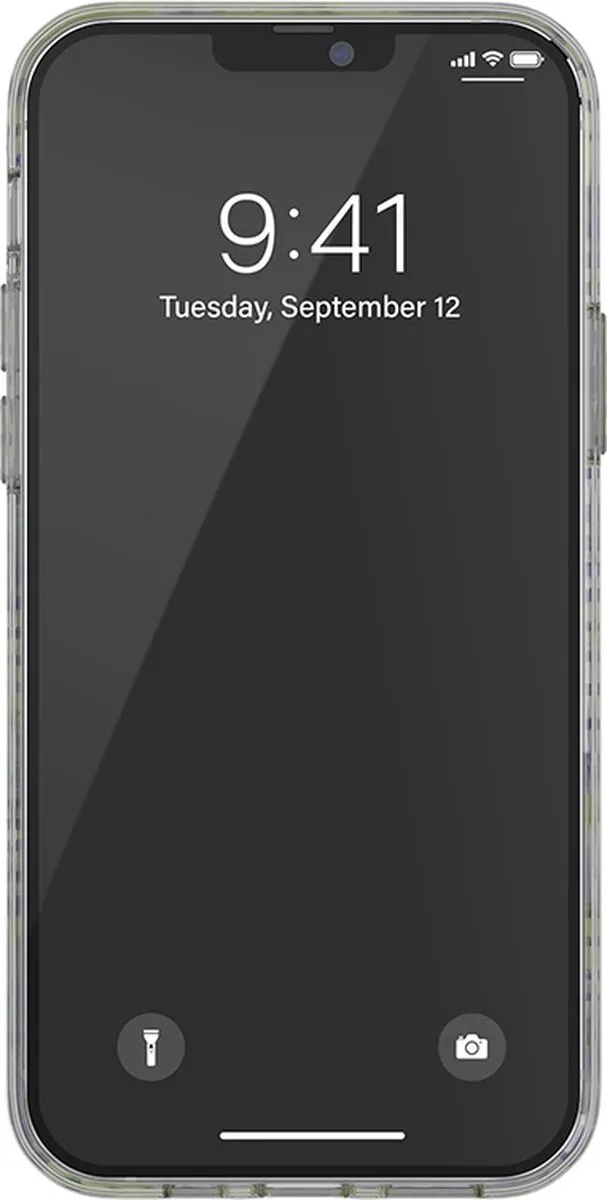 Diesel - Snap Case Clear iPhone 12 / 12 Pro - blauw