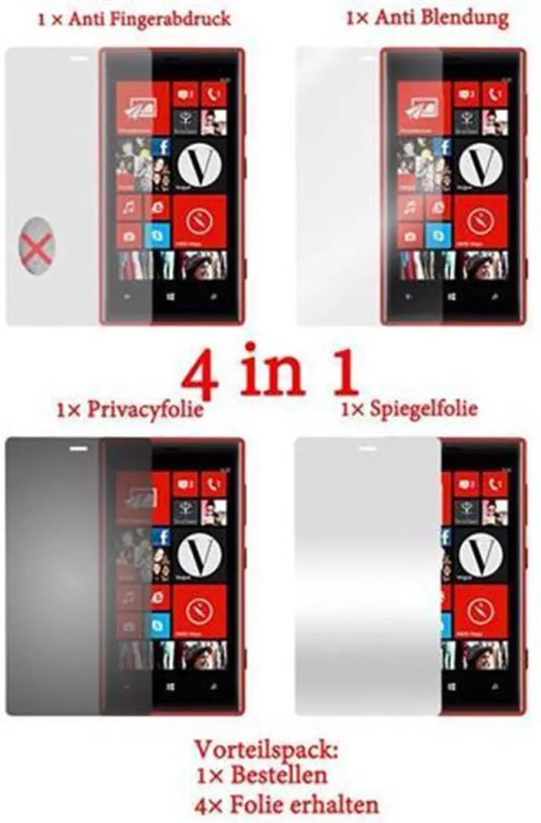 Cadorabo Schermbeschermers geschikt voor Nokia Lumia 720