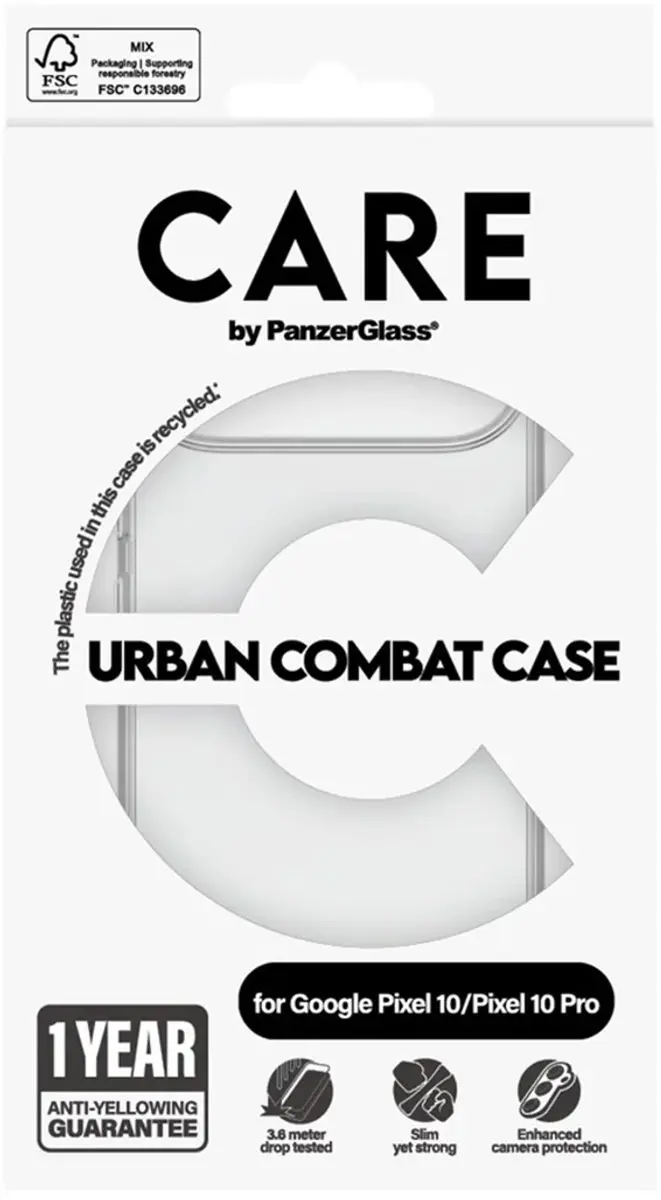 PanzerGlass CARE Urban Combat Hoesje Pixel 10/10 Pro CR45311 - afbeelding 4 van 4