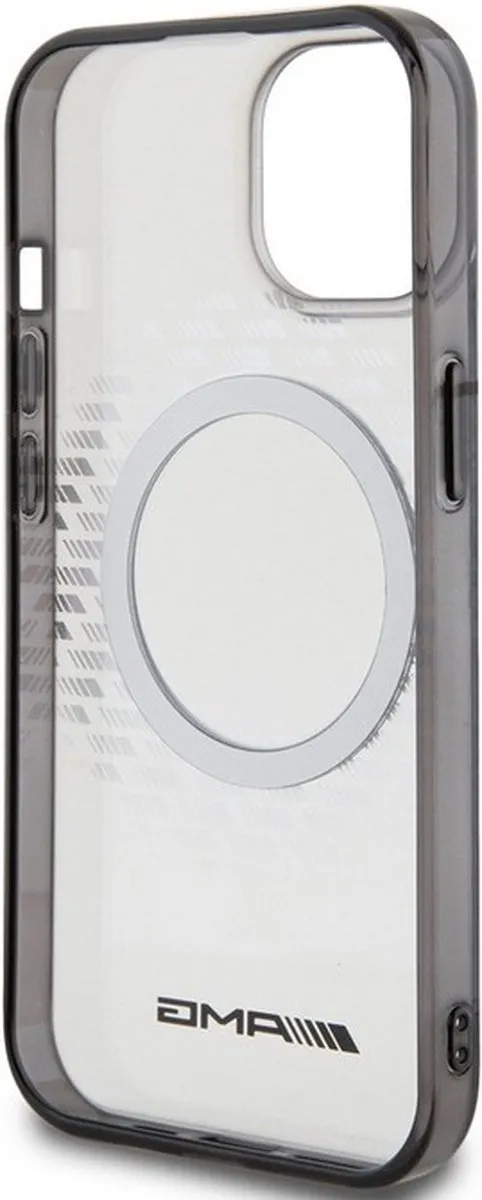 Mercedes-AMG Rhombuses iPhone 15 Hoes - Transparant - MagSafe