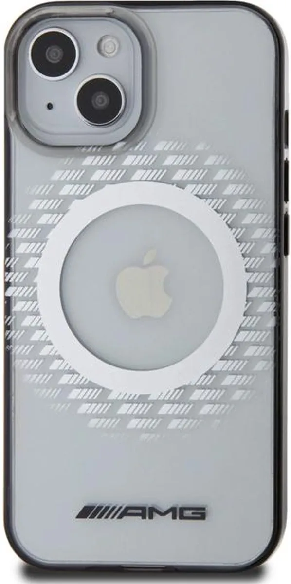Mercedes-AMG Rhombuses iPhone 15 Hoes - Transparant - MagSafe - afbeelding 6 van 6