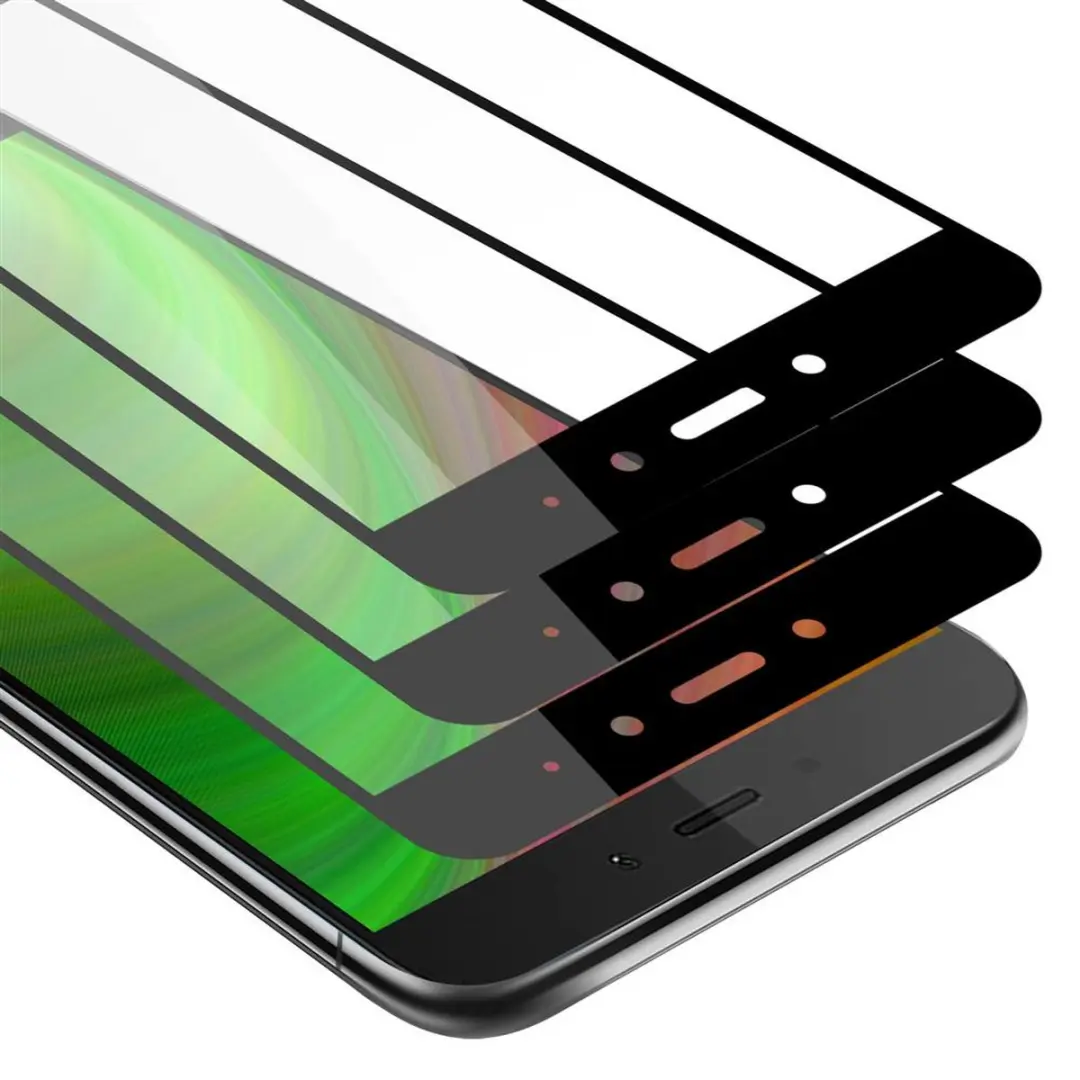 Cadorabo 3x Screenprotector geschikt voor Xiaomi RedMi NOTE 4 Volledig scherm pa