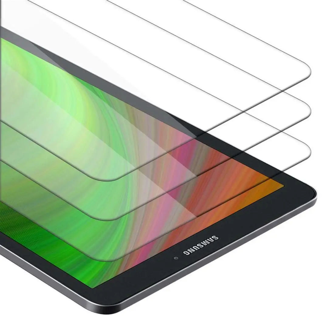 Cadorabo 3x Screenprotector geschikt voor Samsung Galaxy Tab E (9.6 Zoll) in KRI