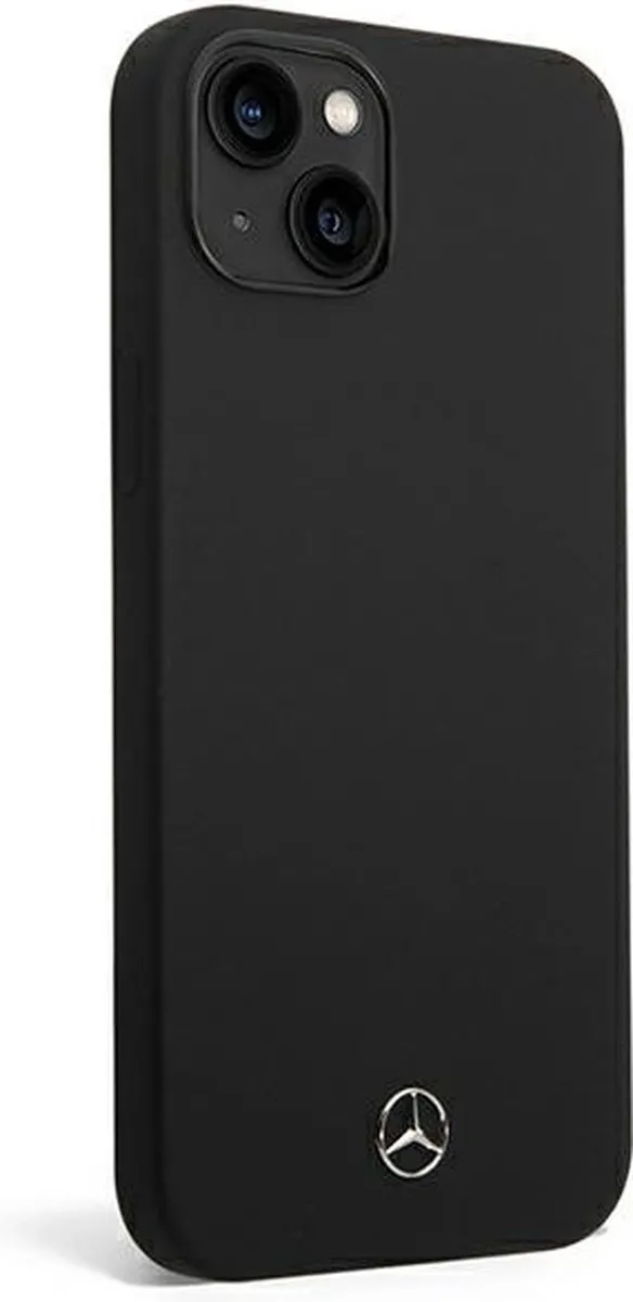Mercedes-Benz Silicone Back Case iPhone 14 - Zwart - MagSafe