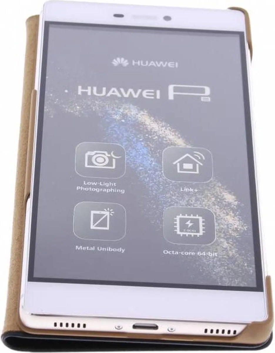 Huawei Ascend P8 Flip Cover - Zwart