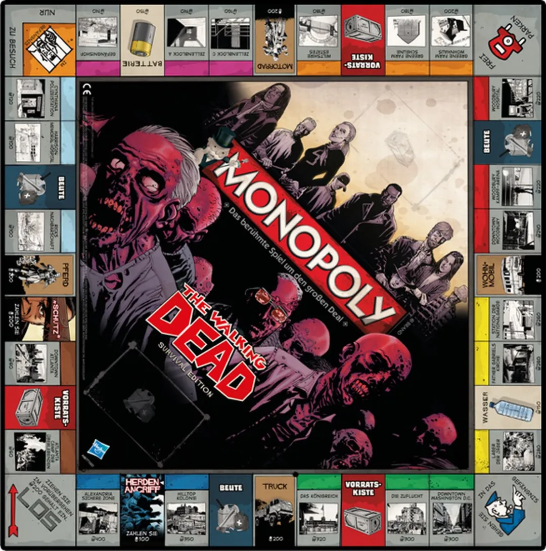 Winning Moves Monopoly The Walking Dead Bordspel - 2-6 Spelers
