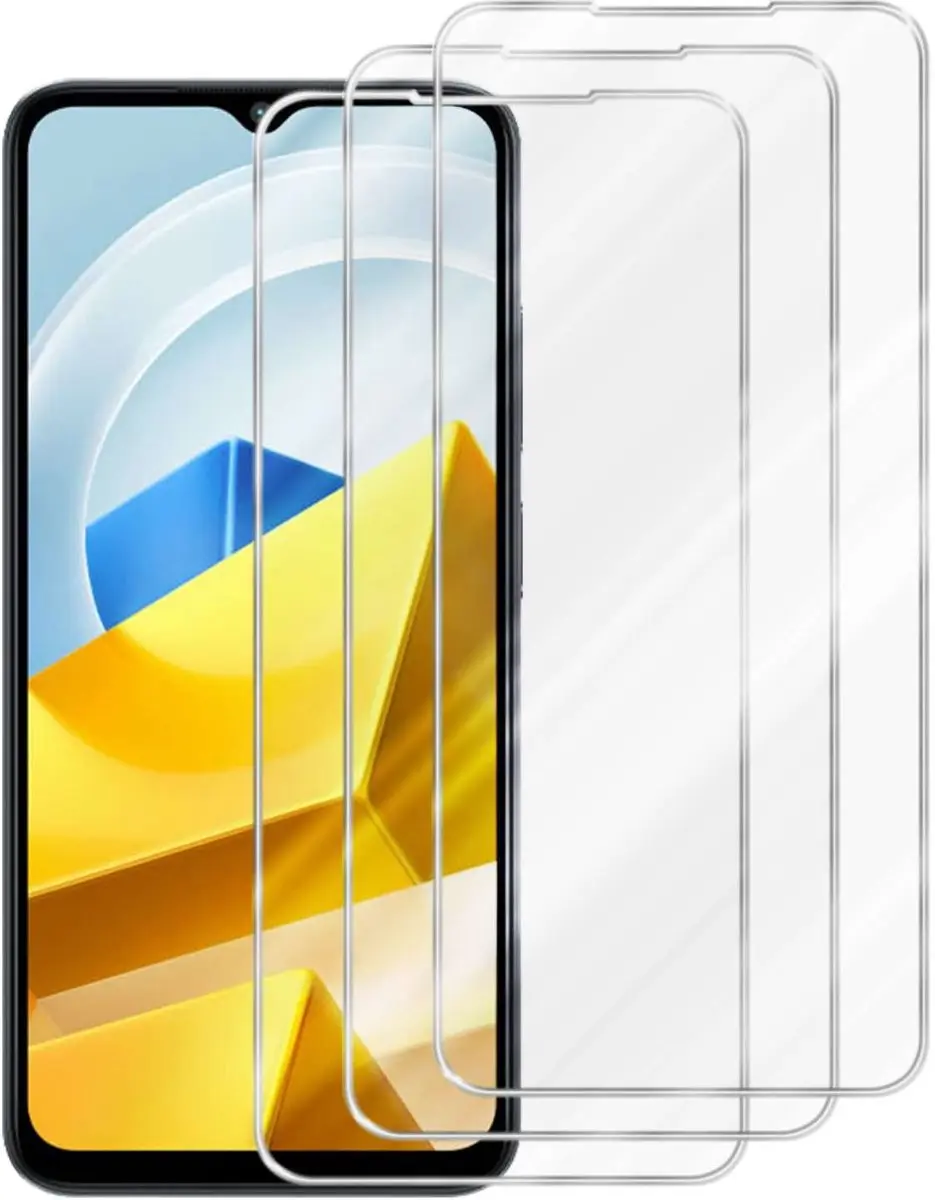Cadorabo 3x Screenprotector geschikt voor Xiaomi POCO M5