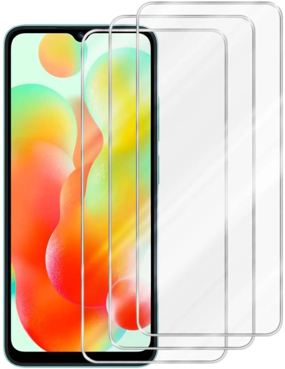 Cadorabo 3x Screenprotector geschikt voor Xiaomi RedMi 11A / RedMi 12C / POCO C5