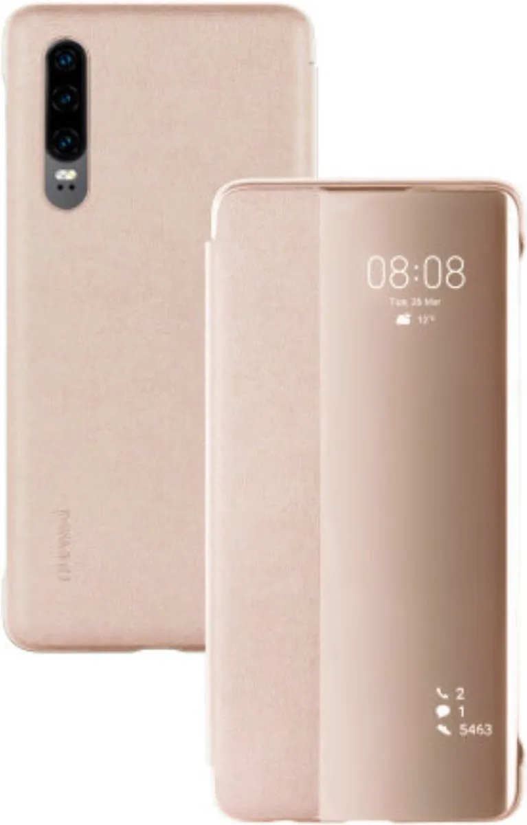 Huawei View Flip Cover P30 - Roze - 51992862
