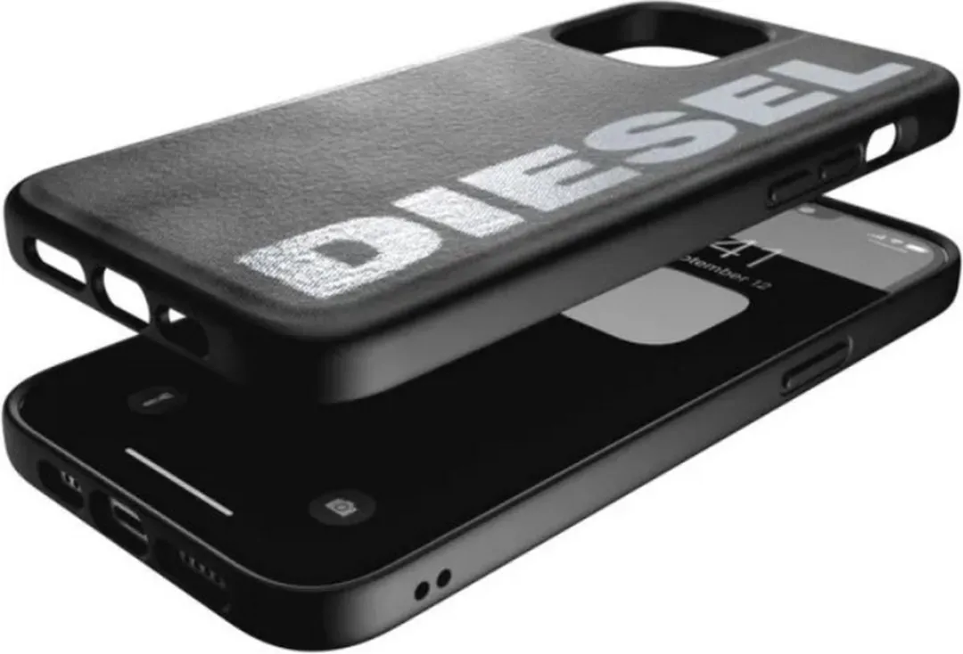 Diesel Bleached Denim Hoesje - iPhone 12 Pro Max - Grijs - afbeelding 3 van 4