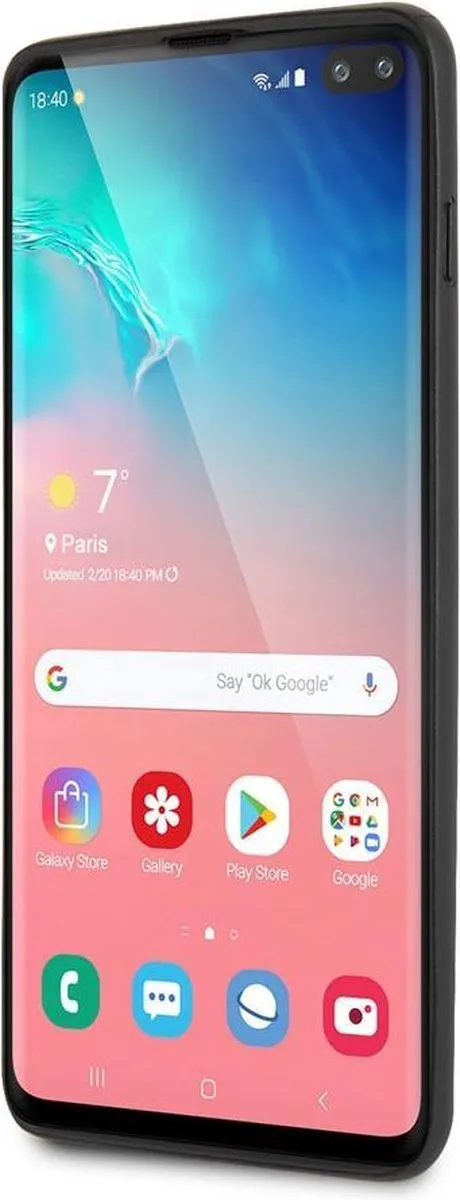 Ferrari Hoesje Samsung Galaxy S10+ - Zwart Leder - afbeelding 6 van 6
