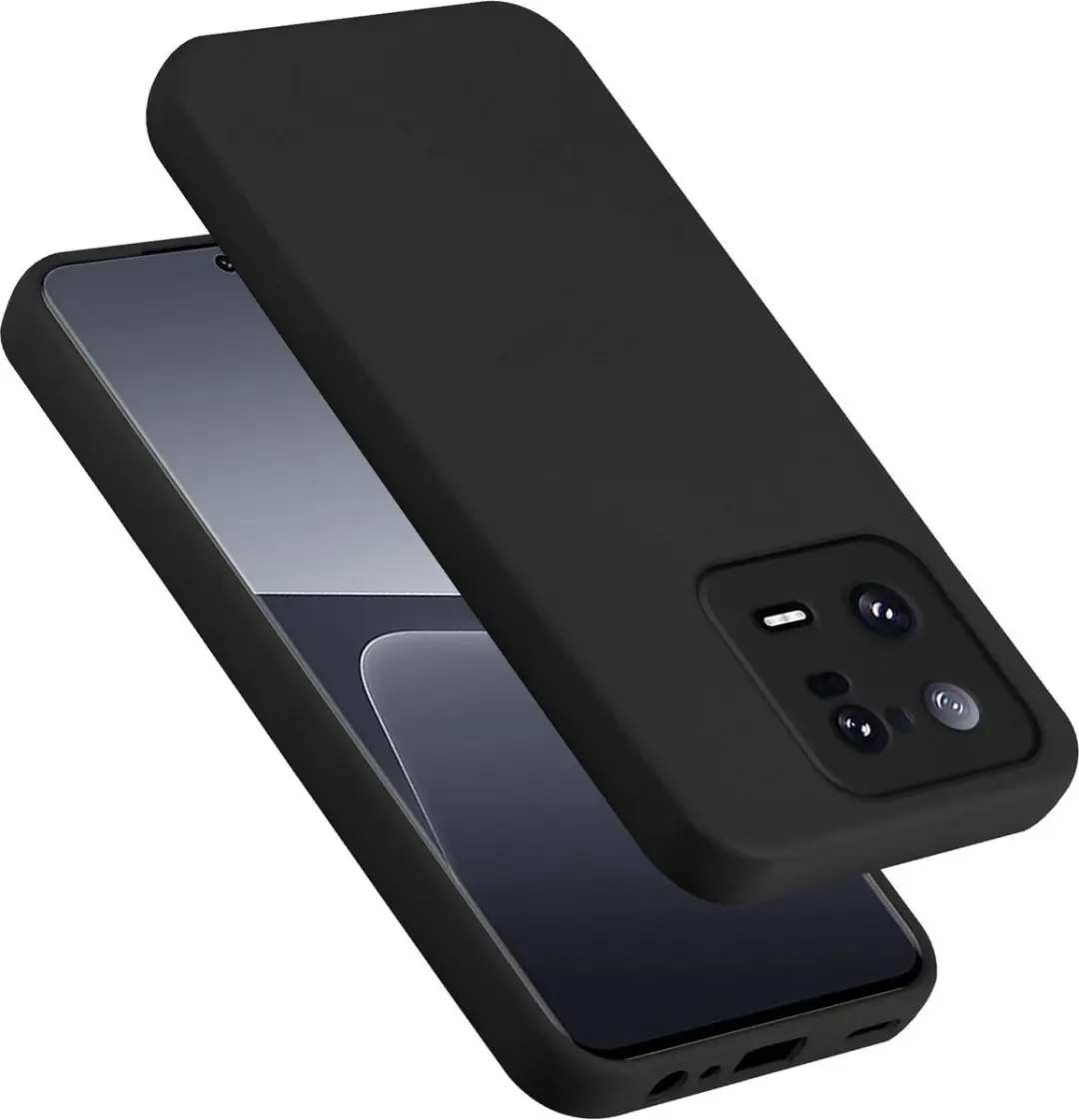 Cadorabo Hoesje geschikt voor Xiaomi 13 Pro 5G in LIQUID ZWART