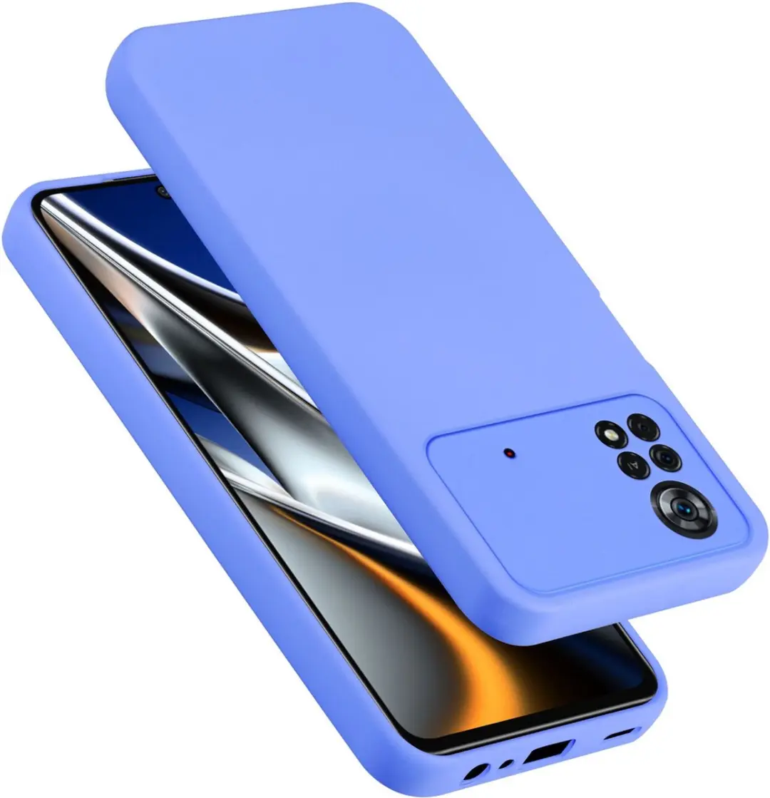 Cadorabo Hoesje geschikt voor Xiaomi Poco X4 Pro in LIQUID LICHT PAARS