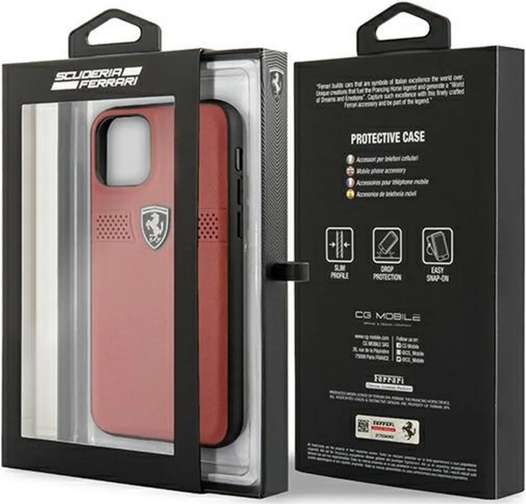 Ferrari Off-Track Back Case - iPhone 11 Pro Rood
