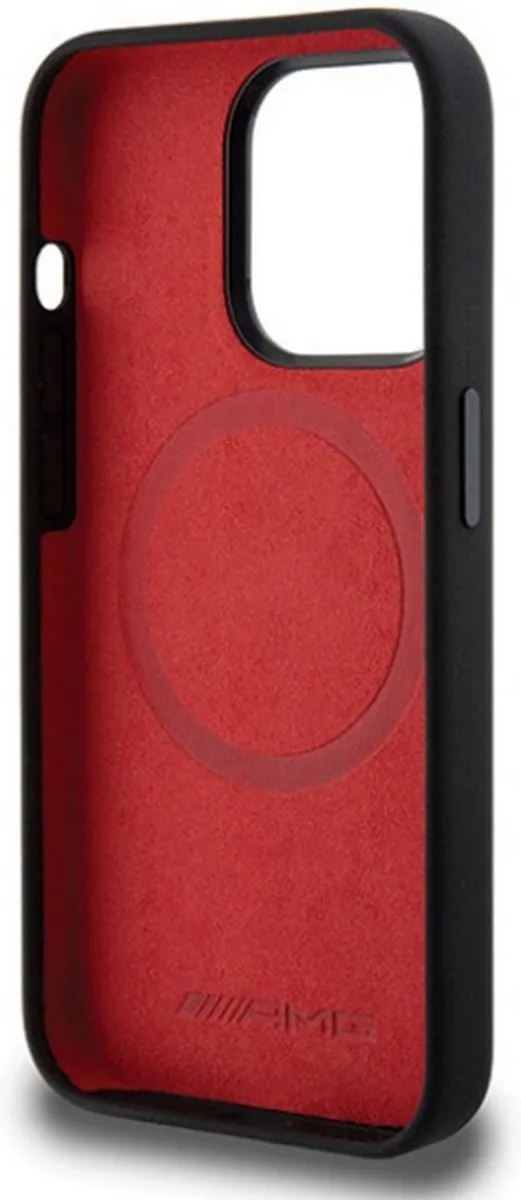 Mercedes-AMG Large Rhombuses Back Case - iPhone 15 Pro 6.1" - Zwart