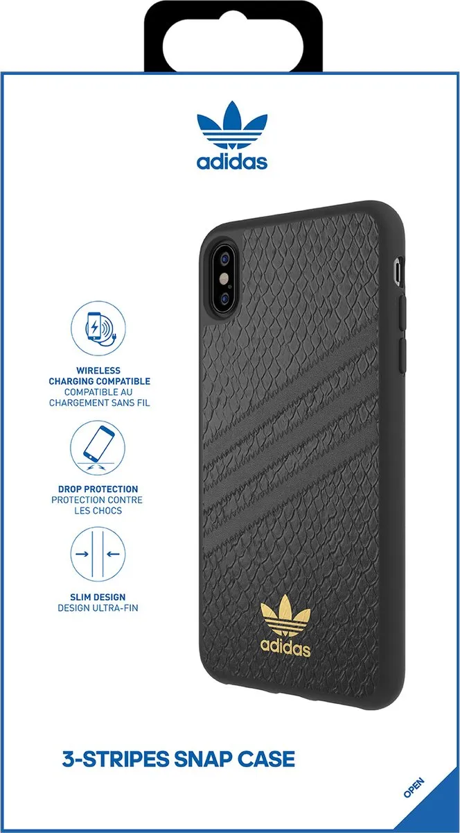 Adidas Moulded Case iPhone XS Max - 33930 - Zwart - afbeelding 6 van 6