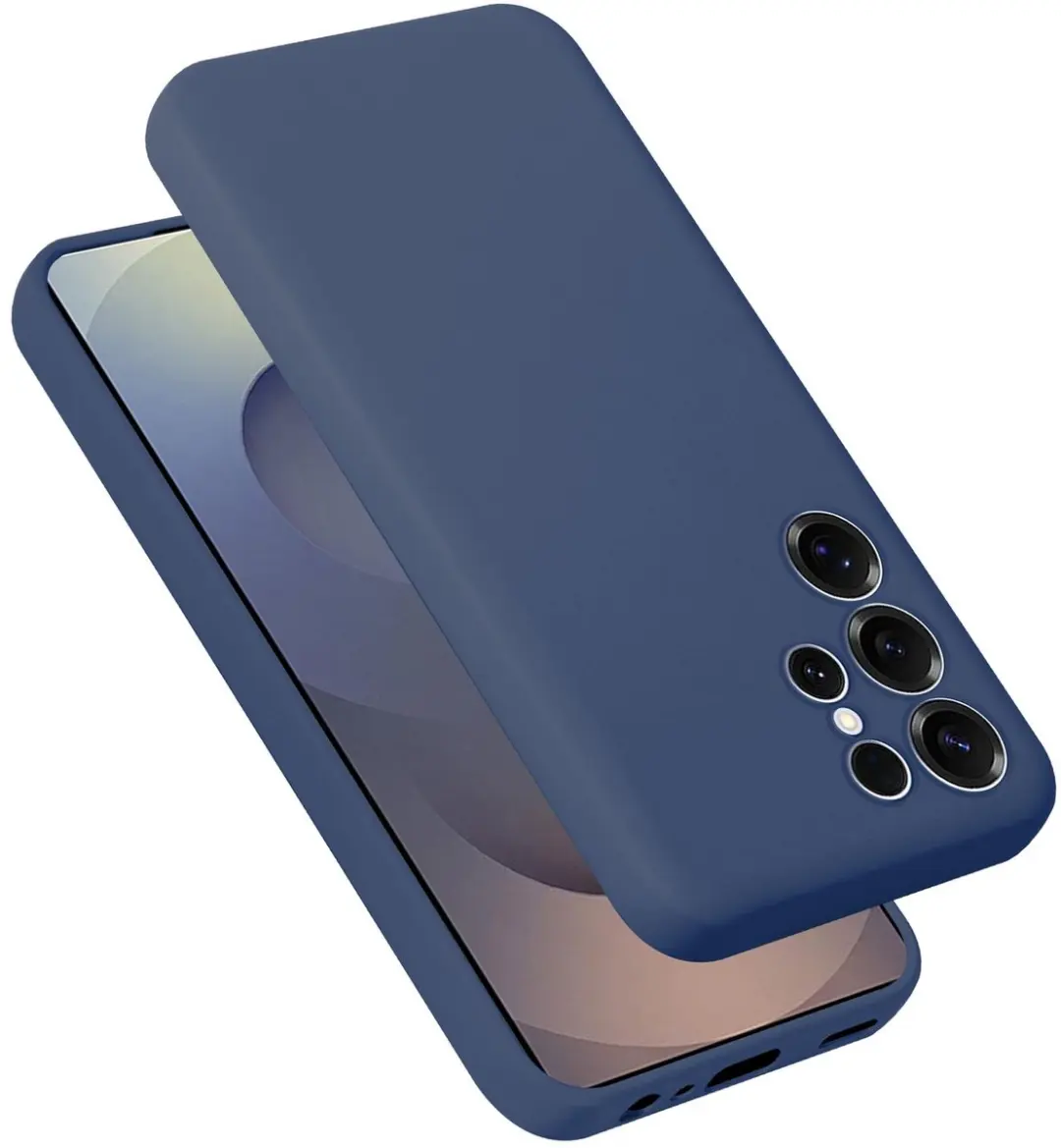 Cadorabo Hoesje geschikt voor Samsung Galaxy S25 Ultra in LIQUID BLAUW