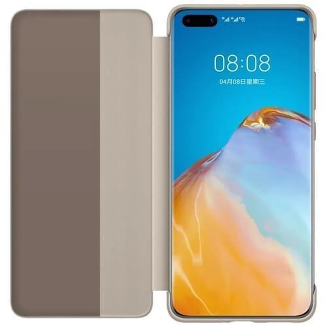Huawei Smart View Flip Cover P40 Pro - Khaki - 51993783