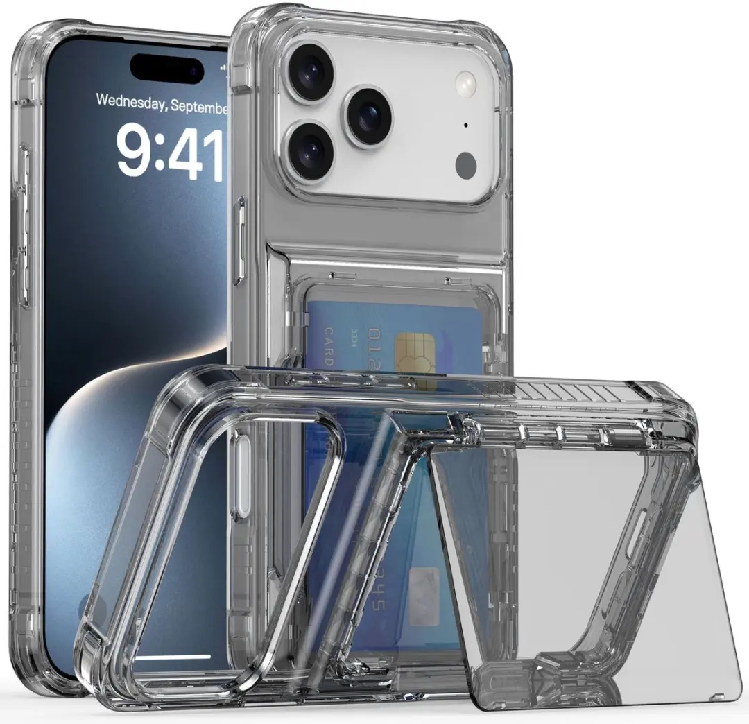 Cadorabo Hoesje geschikt voor Apple iPhone 17 PRO / 18 PRO Case in ZWART met kaa