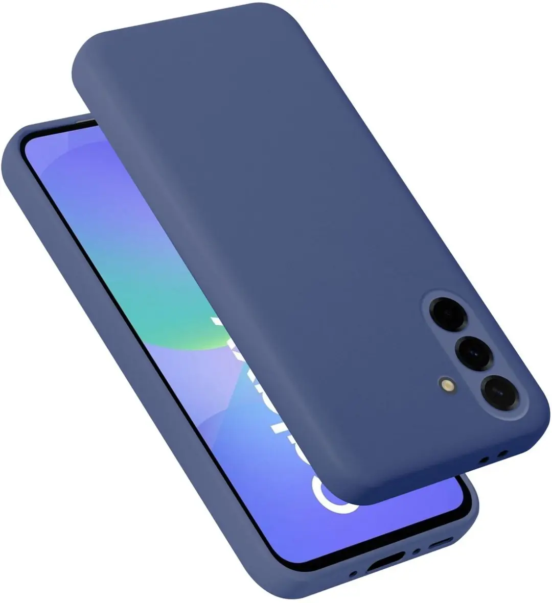 Cadorabo Hoesje geschikt voor Samsung Galaxy A36 Case in Liquid Blauw Beschermho