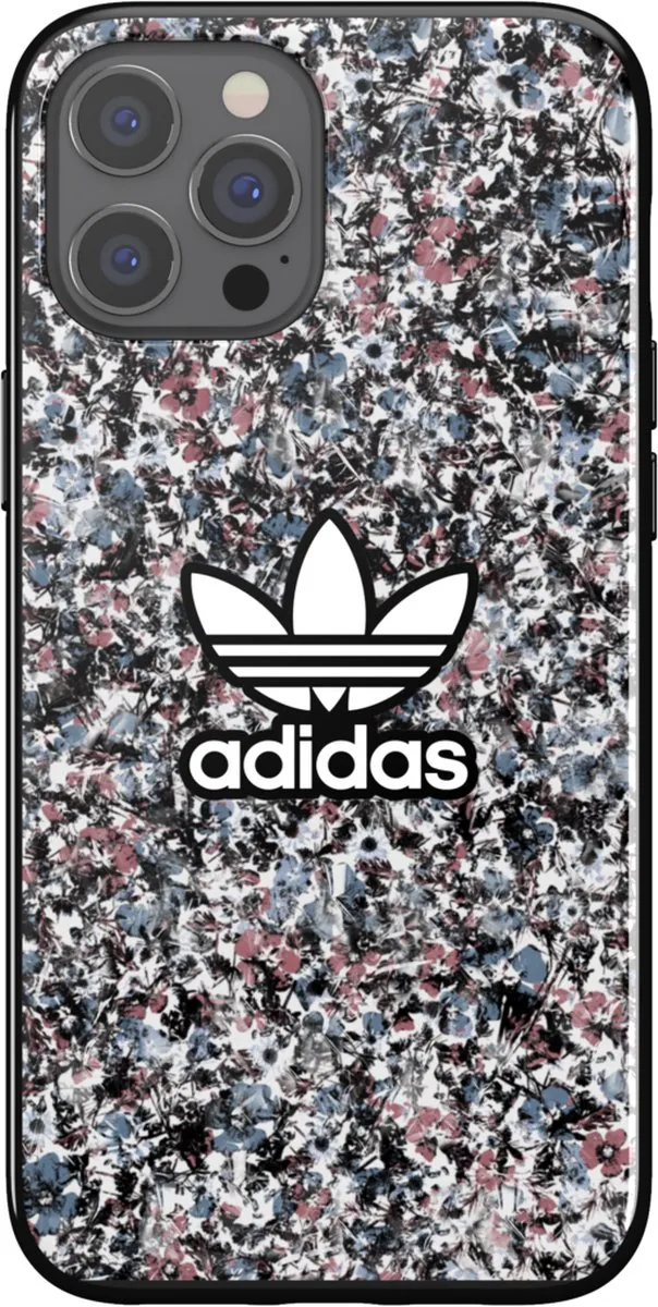 adidas Snap Case Belista Flower TPU Hoesje iPhone 12 Pro Max - Zwart