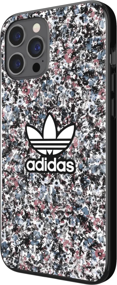 adidas Snap Case Belista Flower TPU Hoesje iPhone 12 Pro Max - Zwart