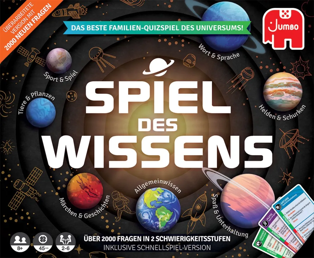 Jumbo Trivia Bordspel - 2-6 Spelers - afbeelding 2 van 6